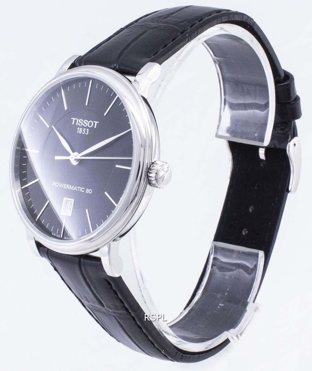 Tissot T-Classic Carson T122.407.16.051.00 T1224071605100 Powermatic 80 Men's Watch