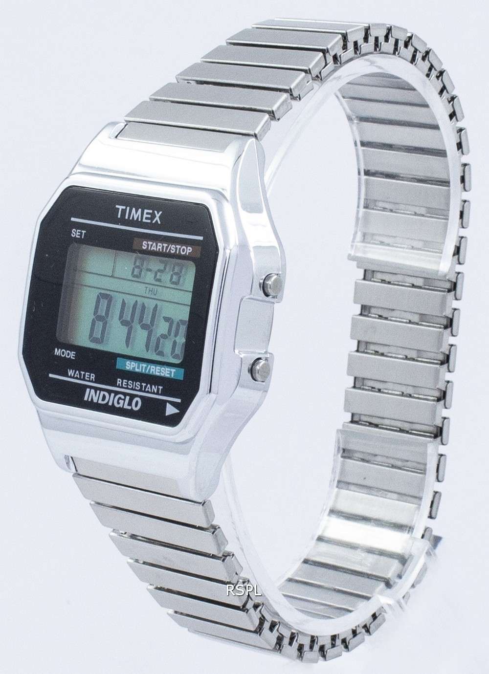 Timex Timeless Classic Indiglo Chronograph Alarm Digital T78587 Men s Watch Zetamarket