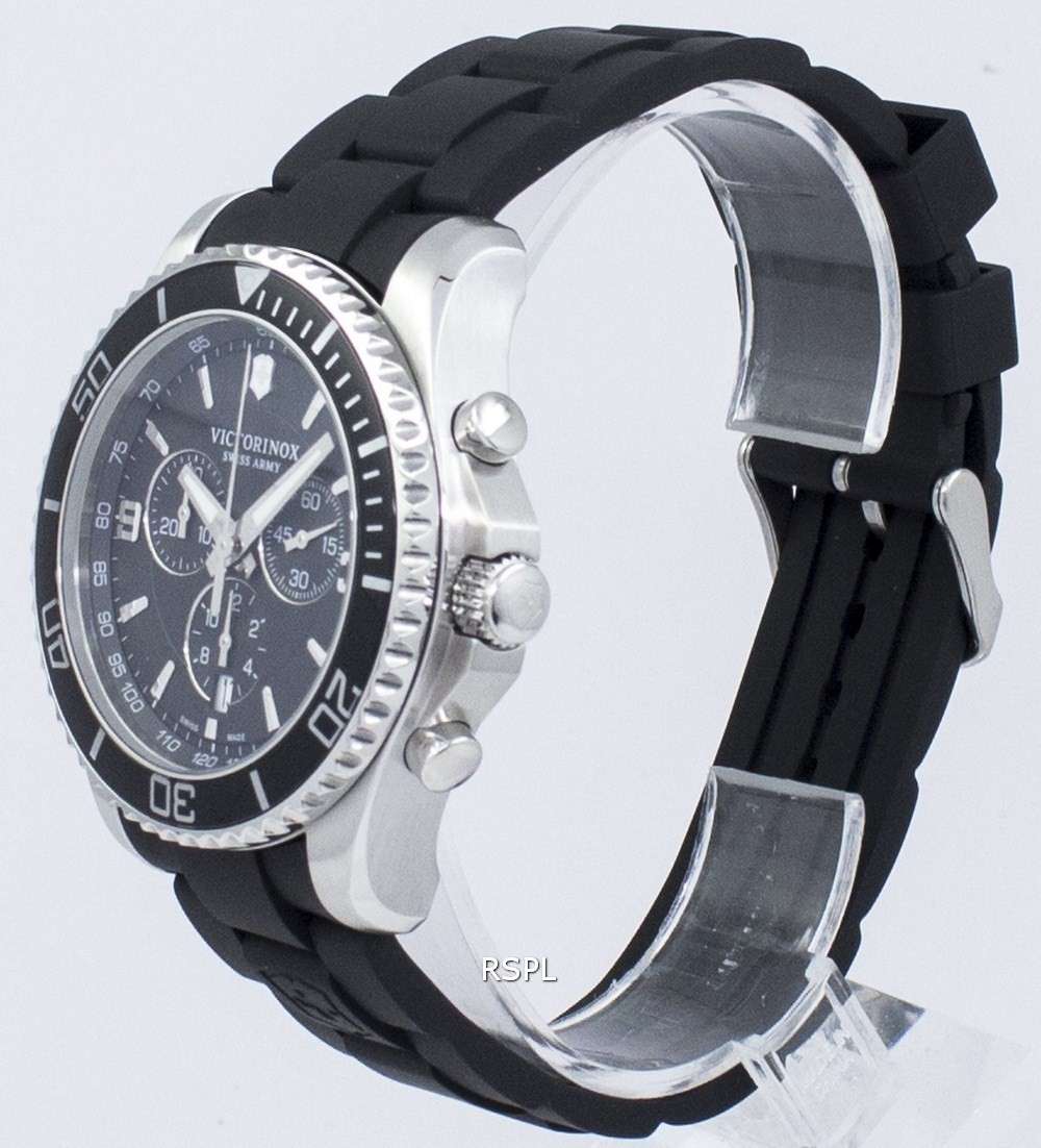Victorinox Maverick Swiss Army Chronograph Tachymeter Quartz 241696 Men's Watch