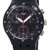 Swatch Irony Black Coated Chorongraph Quartz YCB4019AG Unisex Watch