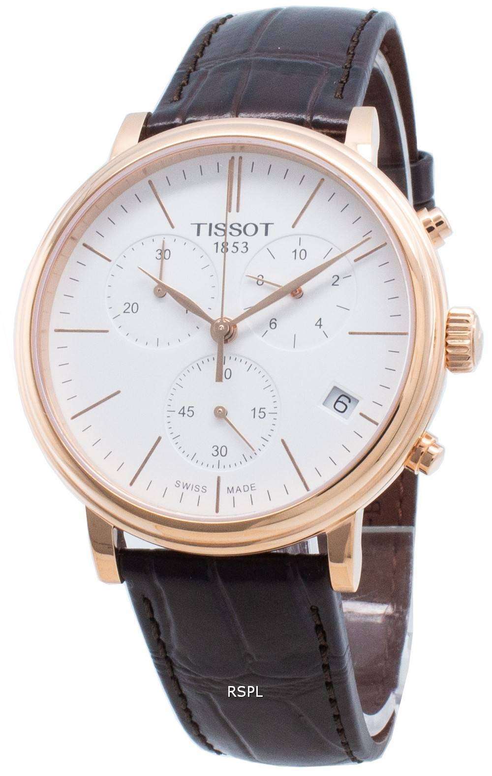 Tissot Carson Premium T122.417.36.011.00 T1224173601100 Chronograph Quartz Men's Watch