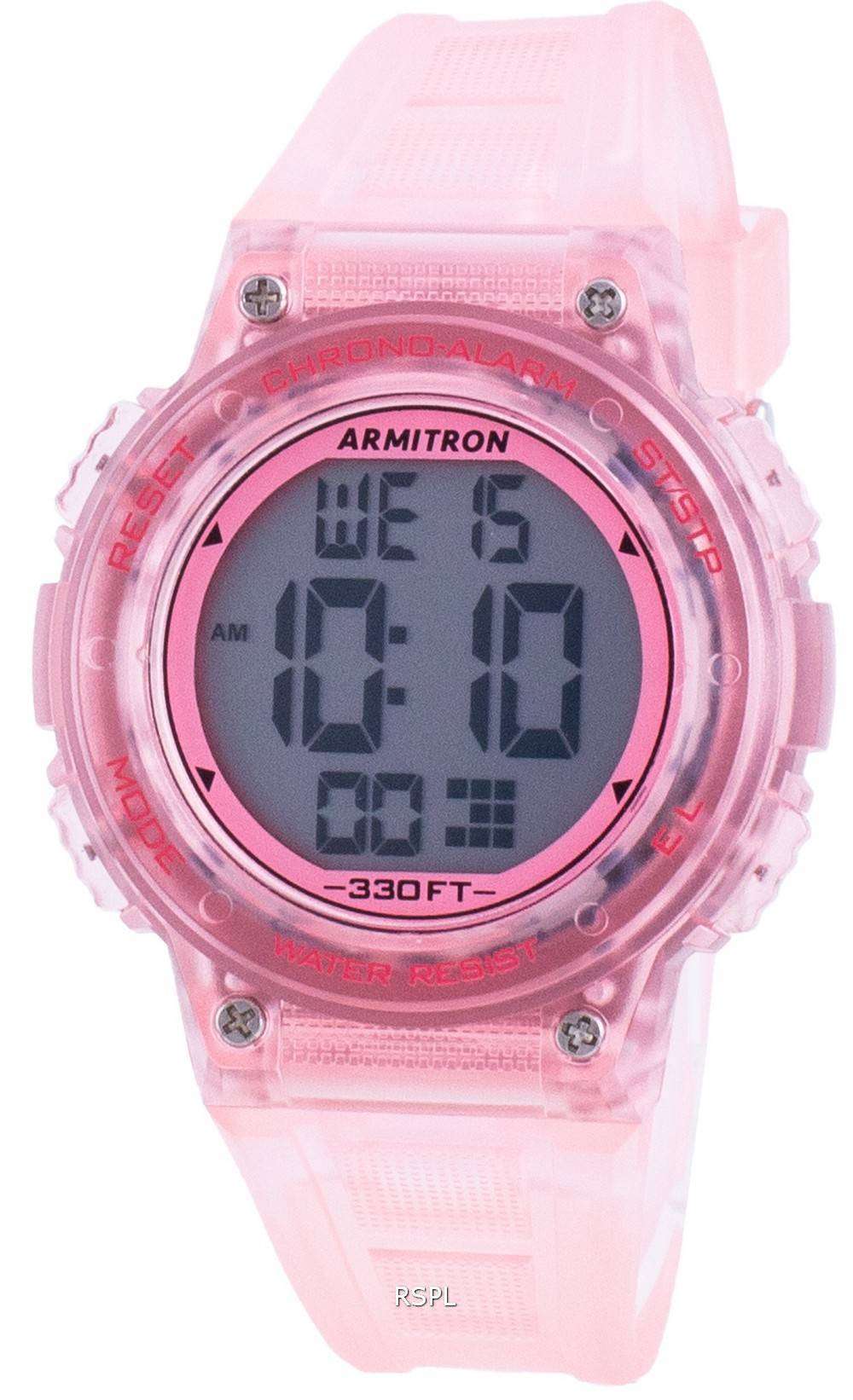 armitron pink watch