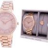 Michael Kors Lauryn MK4491 Quartz Diamond Accents With Gift Set Women's Watch
