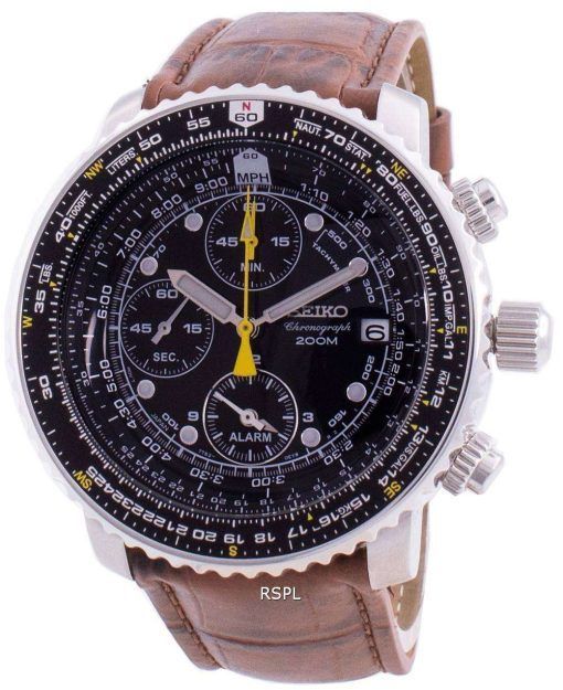 Seiko Pilot's Flight SNA411P1-VAR-LS7 Quartz Chronograph 200M Men's Watch