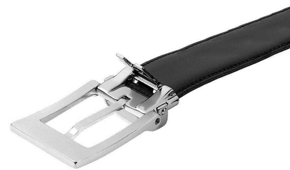 Montblanc-Lea 9774 Men's Reversible Black/Brown Leather Belt