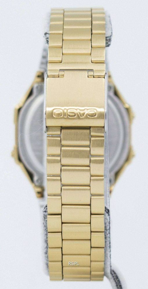 Casio Digital Alarm Chrono Stainless Steel A168WG-9WDF A168WG-9W Unisex Watch