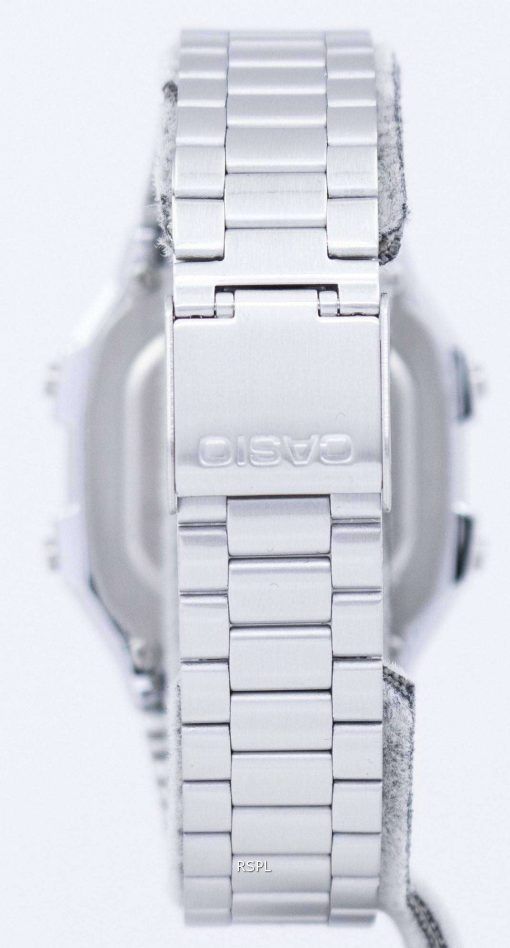 Casio Digital Stainless Steel Alarm Chrono Dual Time A178WA-1ADF A178WA-1A Men's Watch