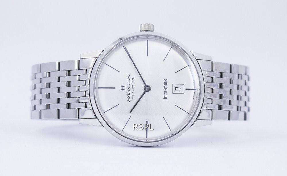 Hamilton Intra-Matic Automatic Silver Dial H38455151 Men's Watch