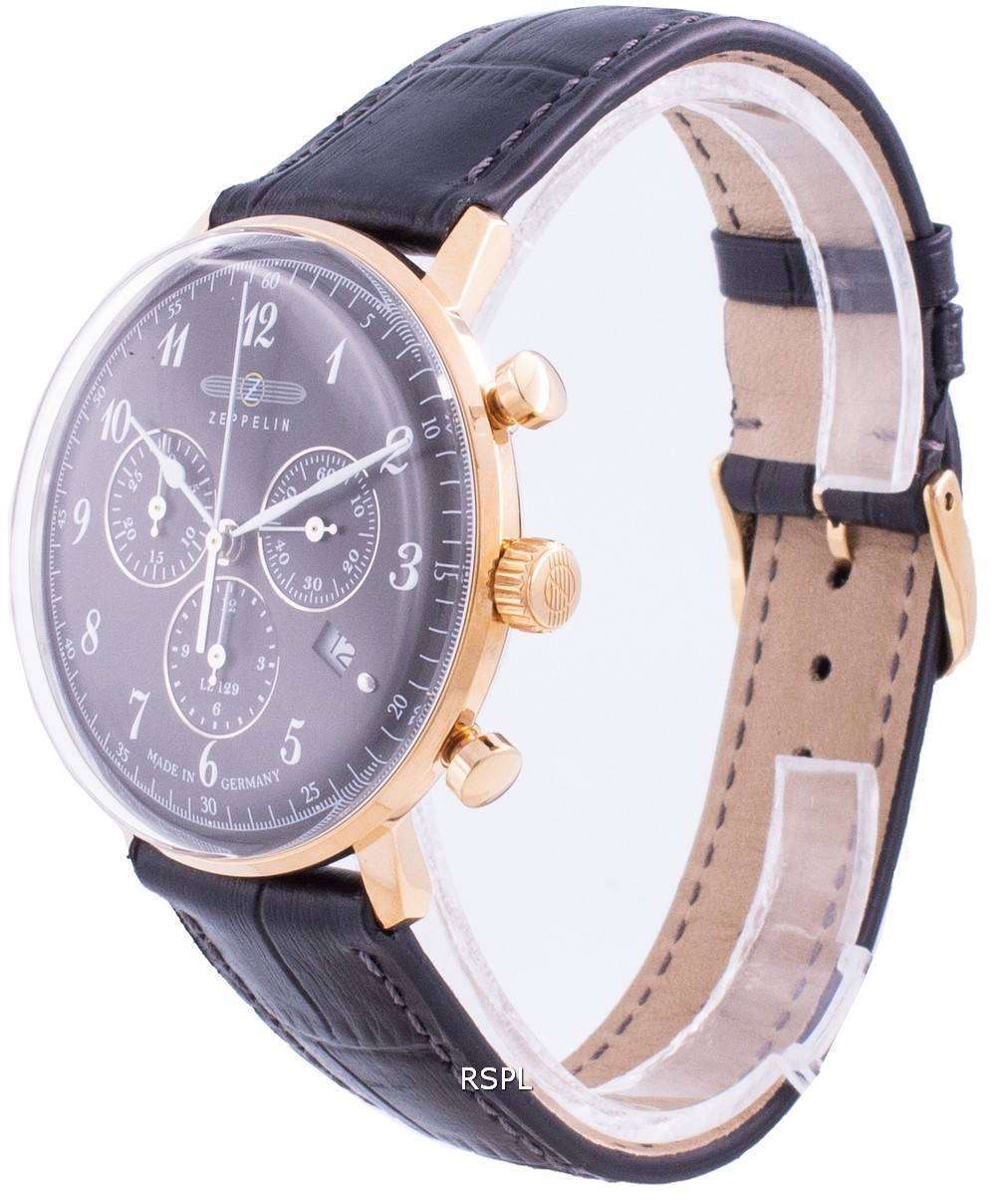 Zeppelin Hindenburg LZ129 7084-2 70842 Quartz Chronograph Men's Watch