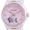 Citizen Automatic Sakura Special Edition Open Heart PC1016-81D Diamond Accents 100M Women's Watch