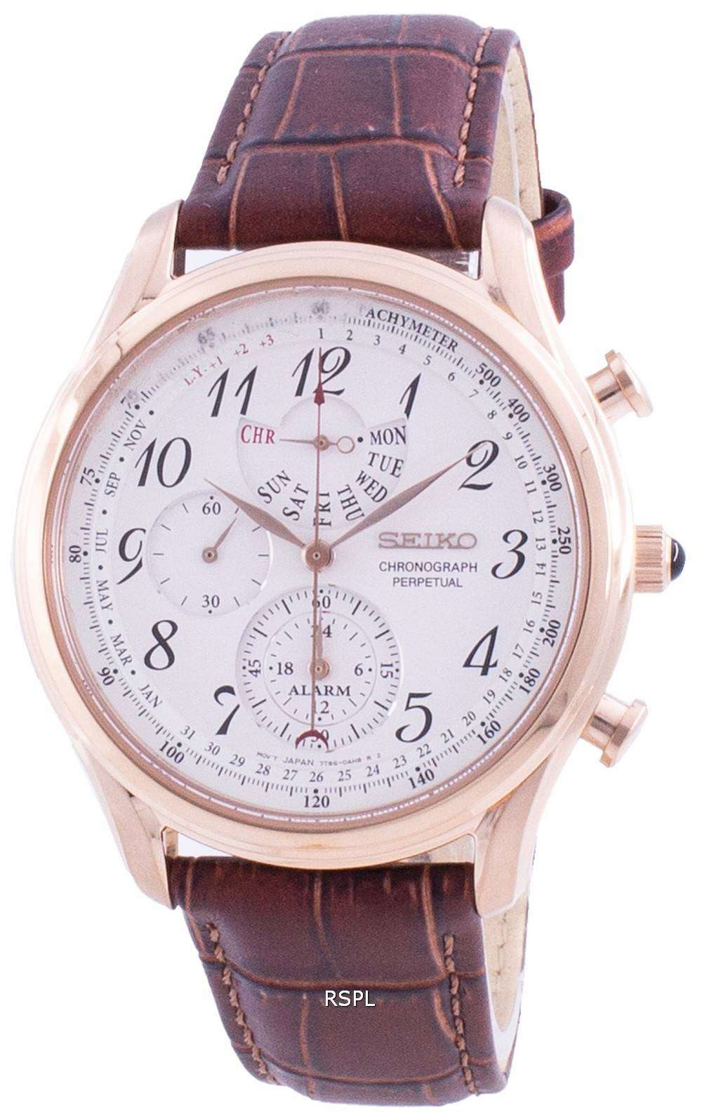 Seiko Chronograph Perpetual SPC256 SPC256P1 SPC256P Quartz 