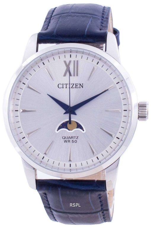 Citizen Moonphase Silver Dial Quartz AK5000-03A Men's Watch