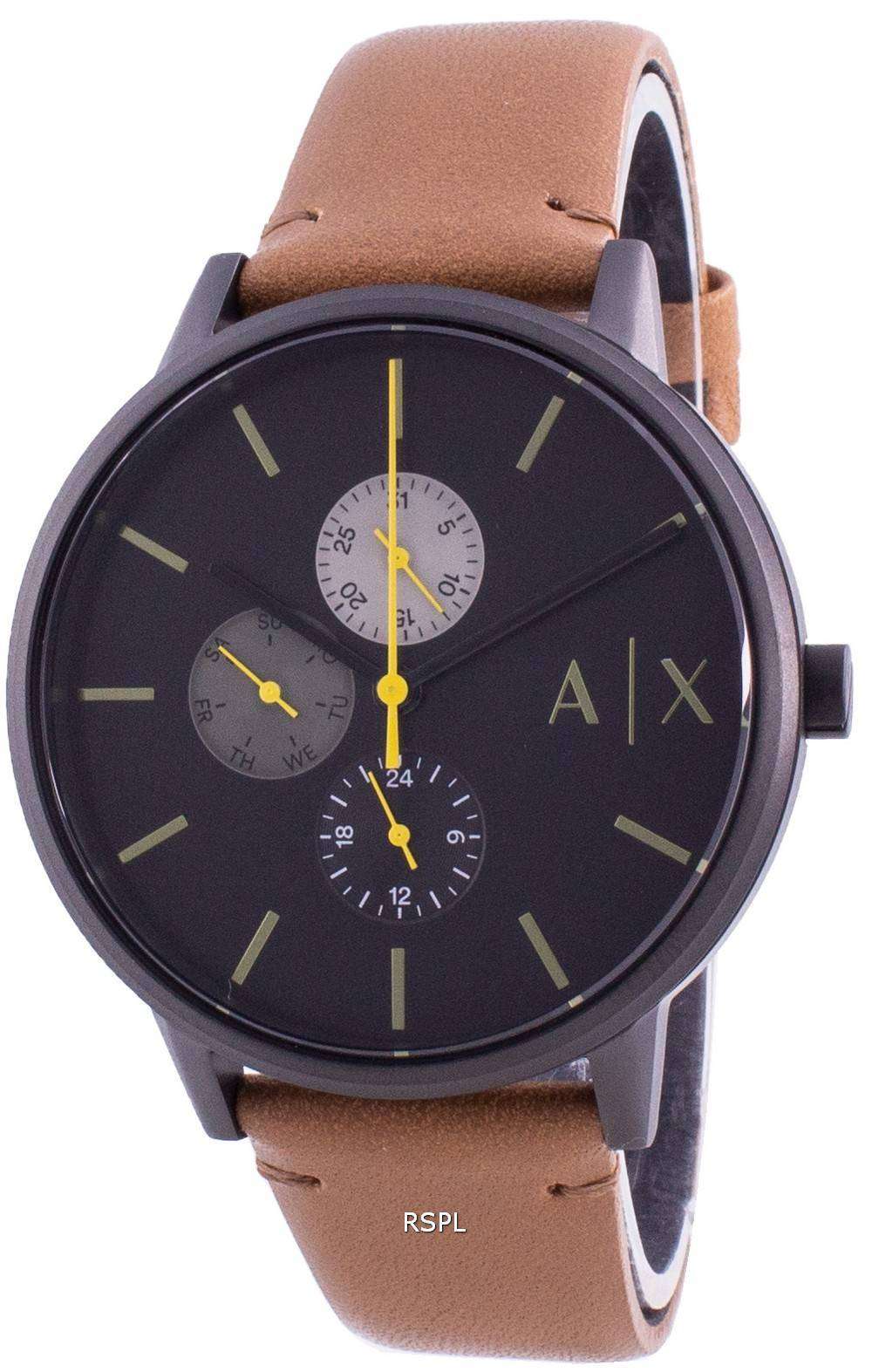 Armani Exchange Cayde Black Dial Quartz AX2723 Mens Watch