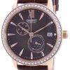 Orient Sun  Moon Phase Diamond Accents Automatic Japan Made RA-AK0005Y00C Womens Watch