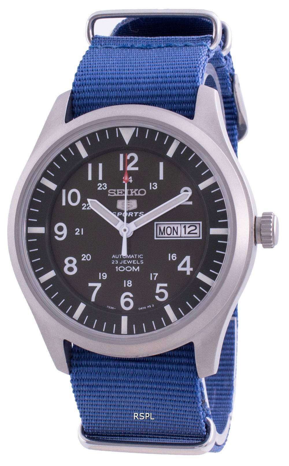 seiko 5 sports military automatic gents snzg13j1