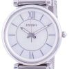 Fossil Carlie Mother Of Pearl Dial Stainless Steel Quartz ES4919 Womens Watch