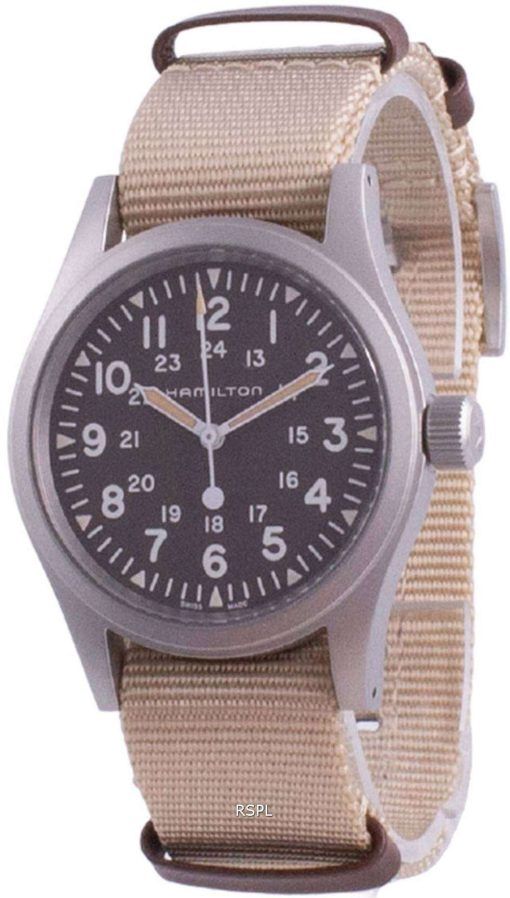 Hamilton Khaki Field Brown Dial Mechanical H69439901 Mens Watch