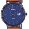 Casio Analog Blue Dial Leather Strap MTP-E175BL-2E MTPE175BL-2 Mens Watch