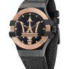 Maserati Potenza Black Dial Quartz R8851108032 100M Mens Watch