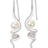 Morellato Luminosa Stainless Steel Cultured Pearl SAET12 Womens Drops Earrings