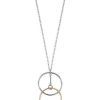 Morellato Cerchi Stainless Steel PVD Rose Gold Tone SAKM12 Womens Necklace
