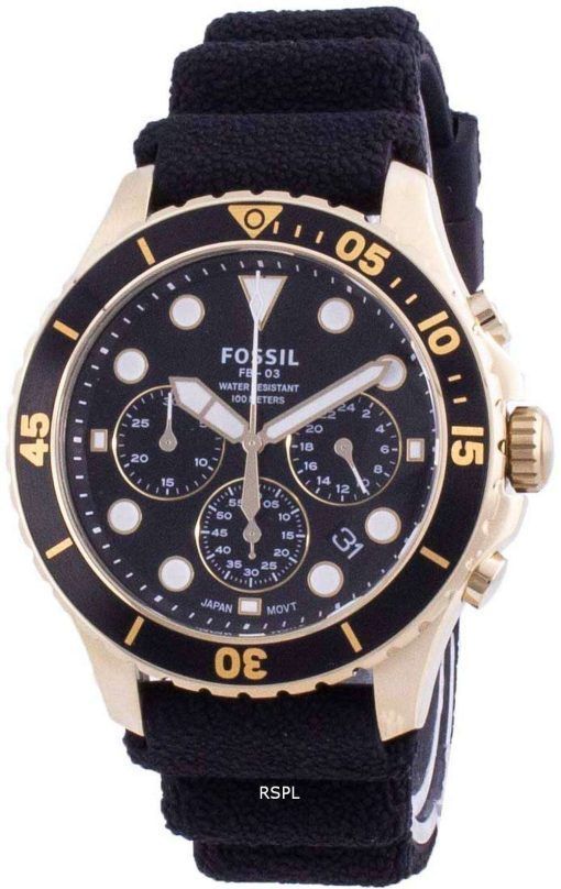 Fossil FB-03 Chronograph Quartz FS5729 100M Mens Watch