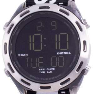 Diesel Crusher Digital Black Nylon Quartz DZ1914 Men's Watch