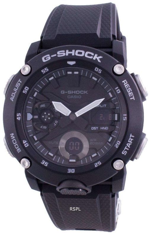 Casio G-Shock Standard Analog Digital Quartz GA-2000S-1 GA2000S-1 200M Men's Watch