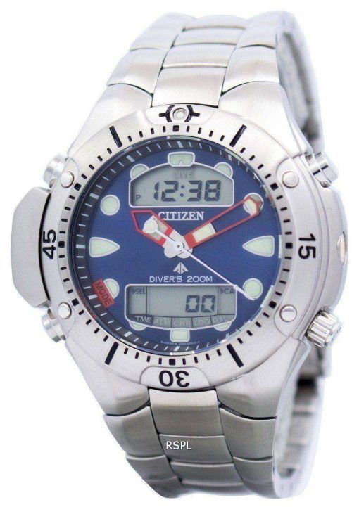 Refurbished Citizen Aqualand Diver Depth Meter Promaster Sea JP1060-52L JP1060 200M Mens Watch