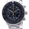 Refurbished Seiko Alarm Chronograph SNA411 SNA411P1 SNA411P Pilot's Flight 200M Men's Watch