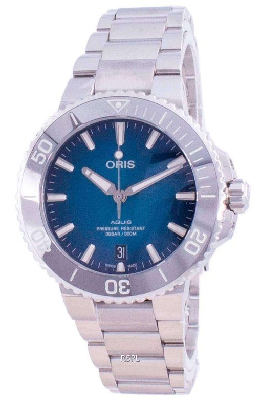 Oris Aquis Date Automatic Diver's 01-733-7732-4155-07-8-21-05PEB 300M Men's Watch