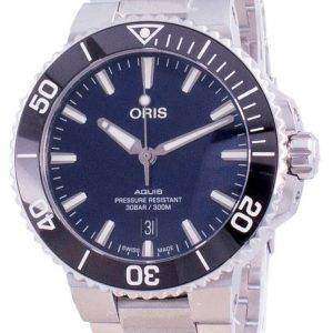 Oris Aquis Date Automatic Diver's 01-733-7766-4135-07-8-22-05PEB 300M Men's Watch