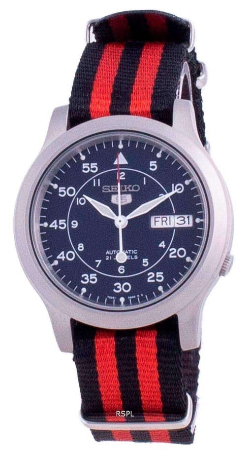 Seiko 5 Military SNK807K2-var-NATOS15 Automatic Nylon Strap Men's Watch