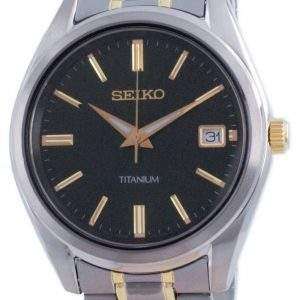 Seiko Discover More Titanium Quartz SUR377 SUR377P1 SUR377P 100M Mens Watch