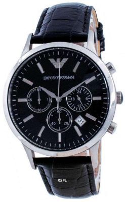 Emporio Armani Renato Classic Chronograph Quartz Black Dial AR2447 Men's Watch