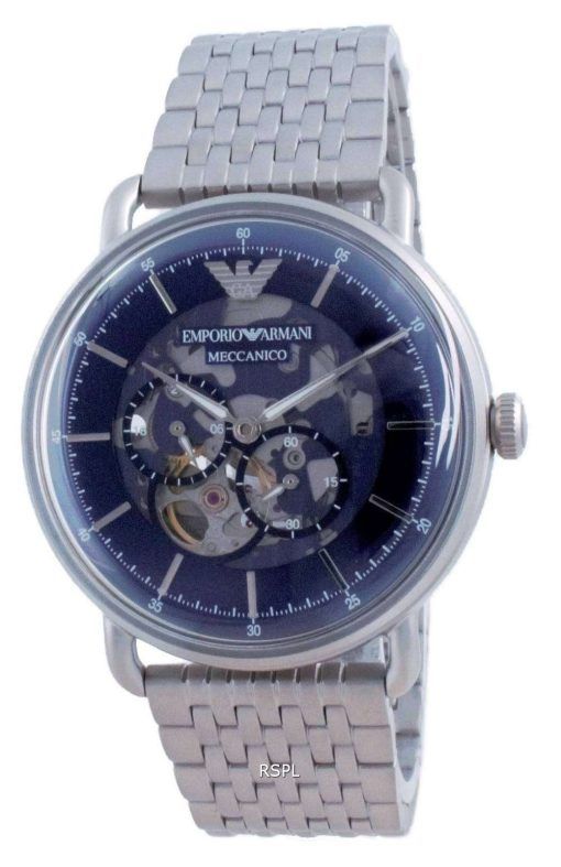 Emporio Armani Aviator Semi Skeleton Automatic AR60024 Mens Watch