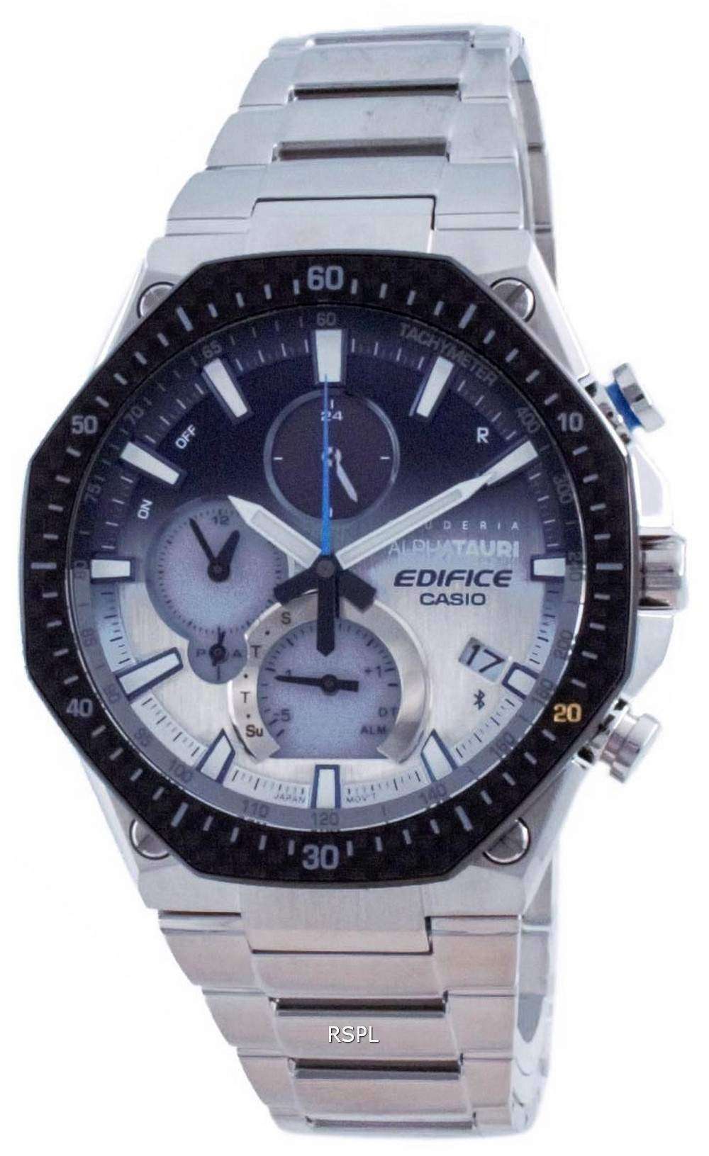 Casio Edifice Scuderia AlphaTauri Limited Edition Solar Powered Quartz EQB-1100AT-2A EQB1100AT-2 100M Men's Watch