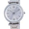 Fossil Carlie Mini Silver Dial Daimond Accents Quartz ES4956 Womens Watch