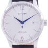 Citizen Silver Dial Calf Leather Strap Mechanical NJ0110-18A Men's Watch