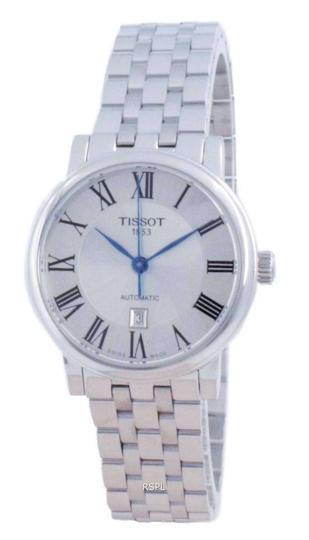 Tissot T-Classic Carson Premium Automatic T122.207.11.033.00 T1222071103300 Womens Watch