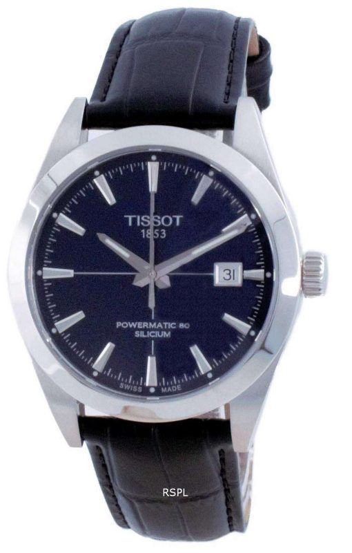 Tissot T-Classic Gentleman Powermatic 80 Silicium Automatic T127.407.16.041.01 T1274071604101 100M Men's Watch