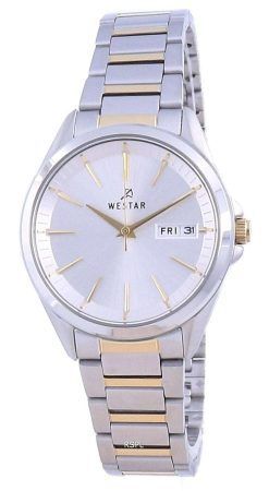 Westar Silver Dial Two Tone Stainless Steel Quartz 40212 CBN 107 Women's Watch