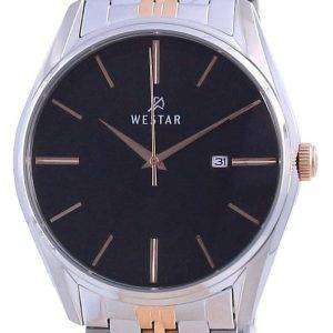 Westar Black Dial Two Tone Stainless Steel Quartz 50210 SPN 603 Men's Watch