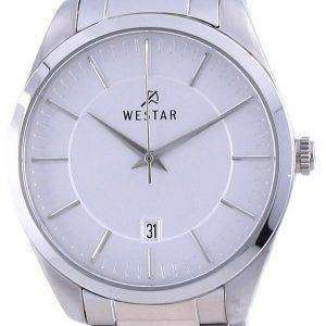 Westar Silver Dial Stainless Steel Quartz 50213 STN 107 Men's Watch