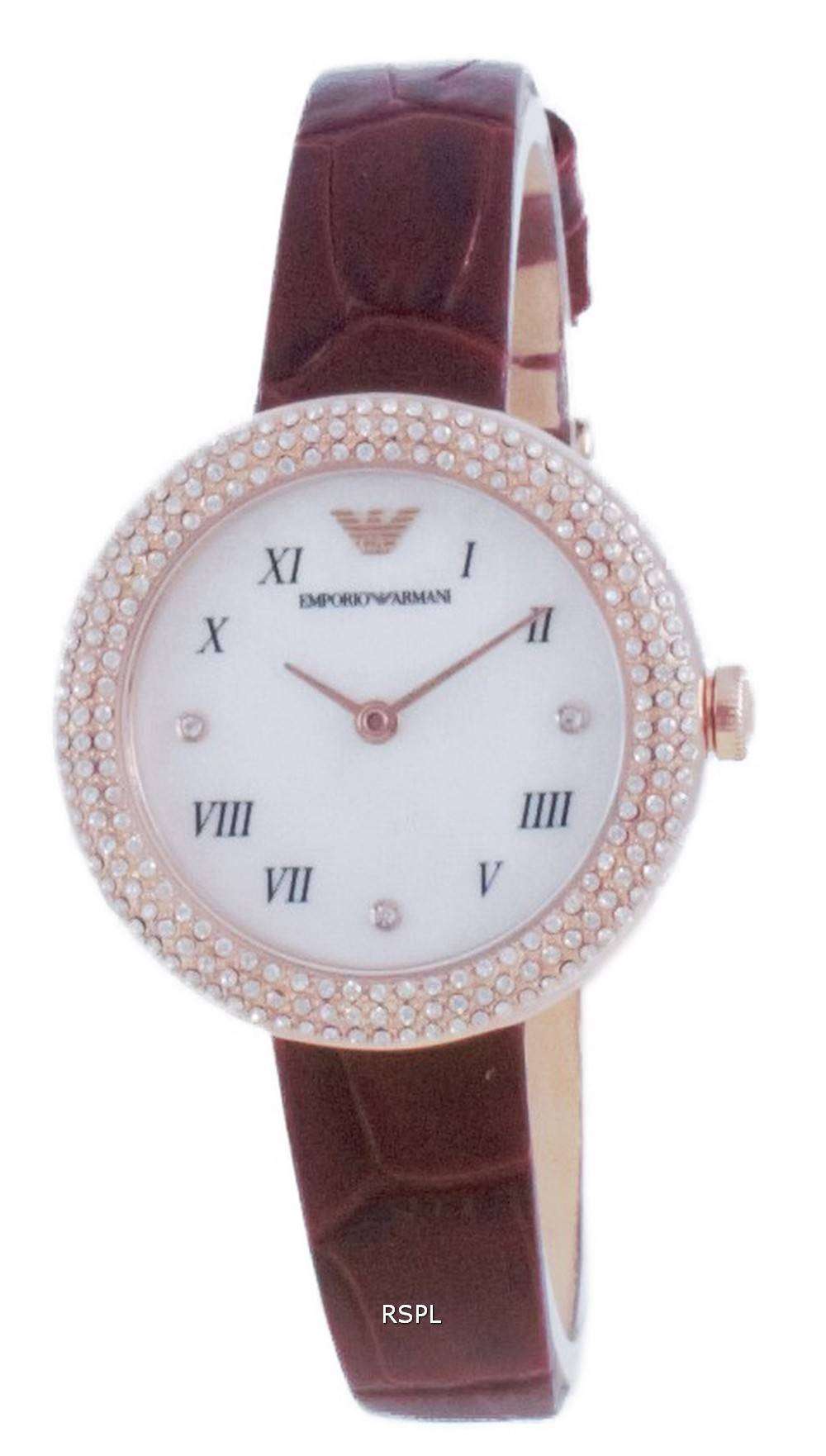 armani diamond watch