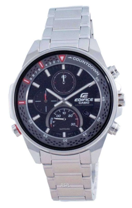 Casio Edifice Slim Analog Chronograph Solar EFS-S590D-1A EFSS590D-1 100M Men's Watch