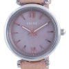 Fossil Carlie Mini Mother Of Pearl Dial Leather Quartz ES4530 Women's Watch