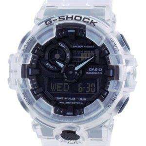 Casio G-Shock Transparent Pack Analog Digital Quartz Diver's GA-700SKE-7A GA700SKE-7 200M Men's Watch