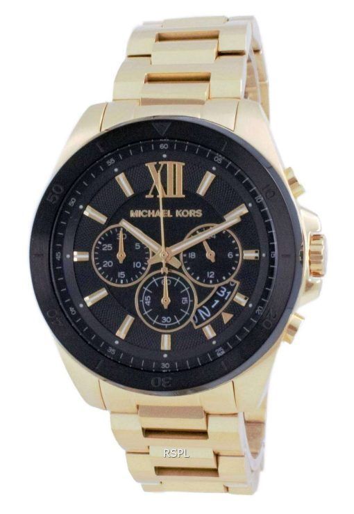 Michael Kors Brecken Chronograph Gold Tone Quartz MK8848 Mens Watch