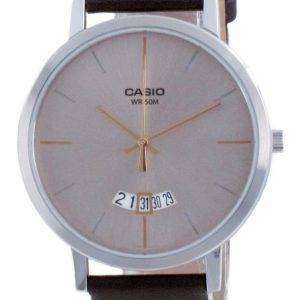 Casio Classic Analog Leather Quartz MTP-B100L-9E MTPB100L-9E Men's Watch
